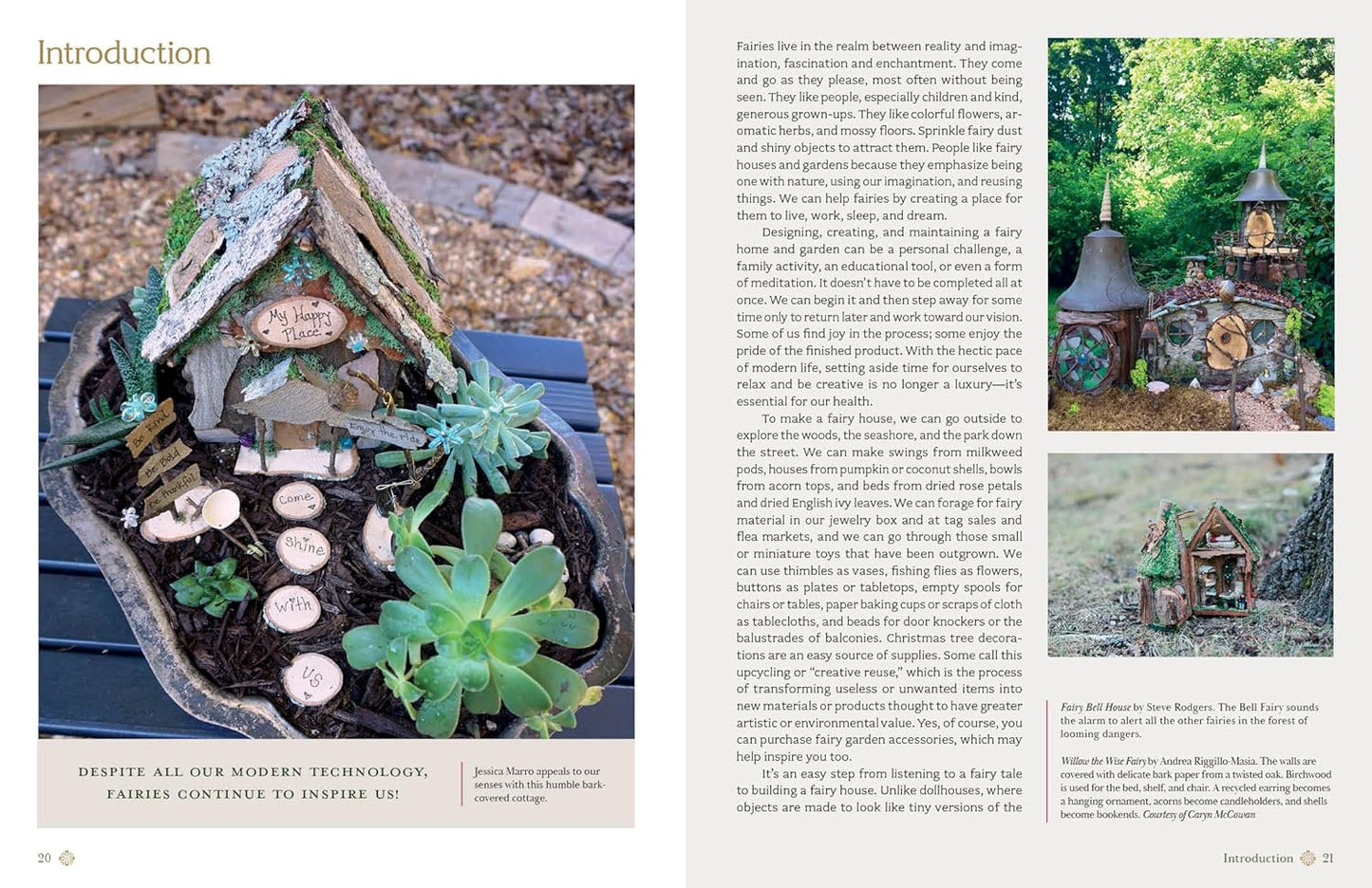 MAGICAL FAIRY HOMES AND GARDENS BY BARBARA PURCHIA AND E. ASHLEY ROONEY