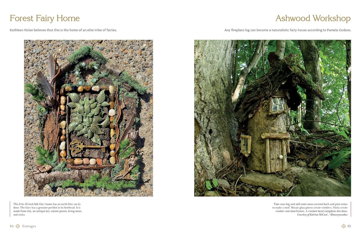 MAGICAL FAIRY HOMES AND GARDENS BY BARBARA PURCHIA AND E. ASHLEY ROONEY