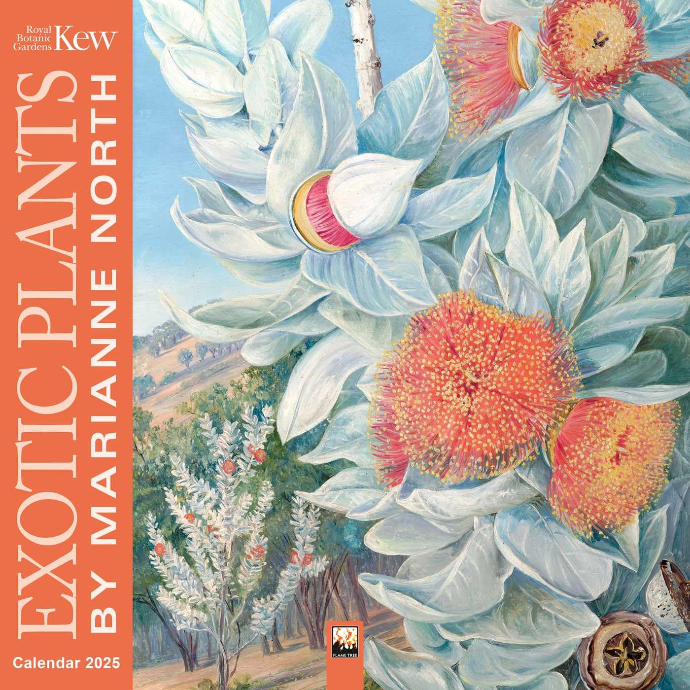 EXOTIC PLANTS BY MARIANNE NORTH CALENDAR 2025