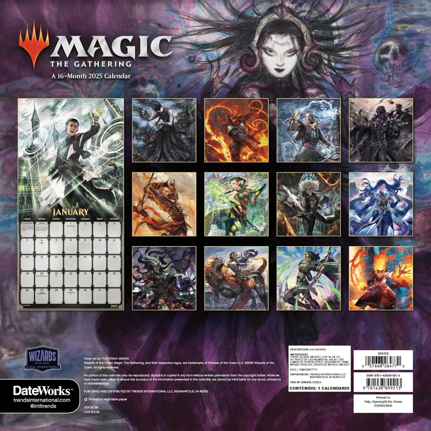 MAGIC THE GATHERING CALENDAR 2025