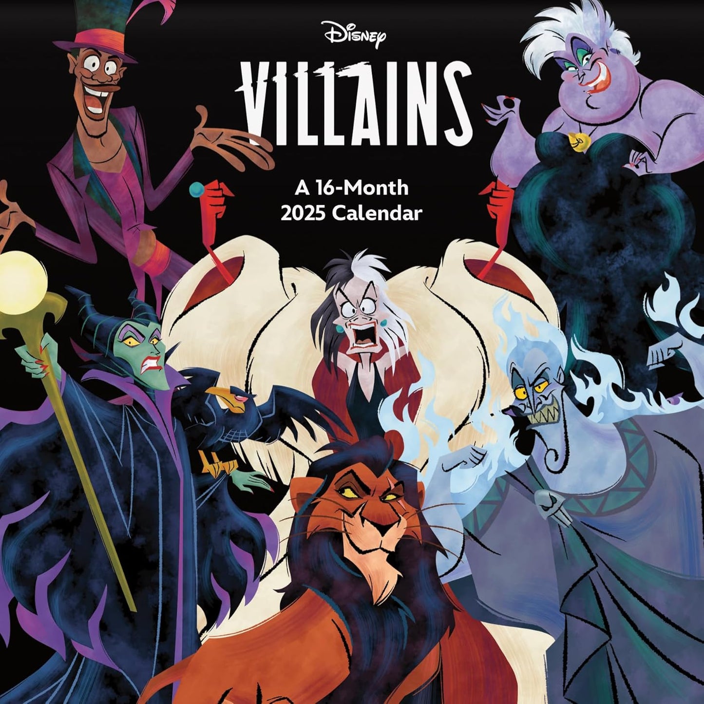 DISNEY VILLAINS CALENDAR 2025