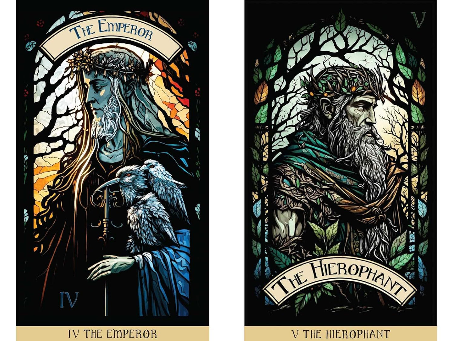 STAINED GLASS TAROT DECK