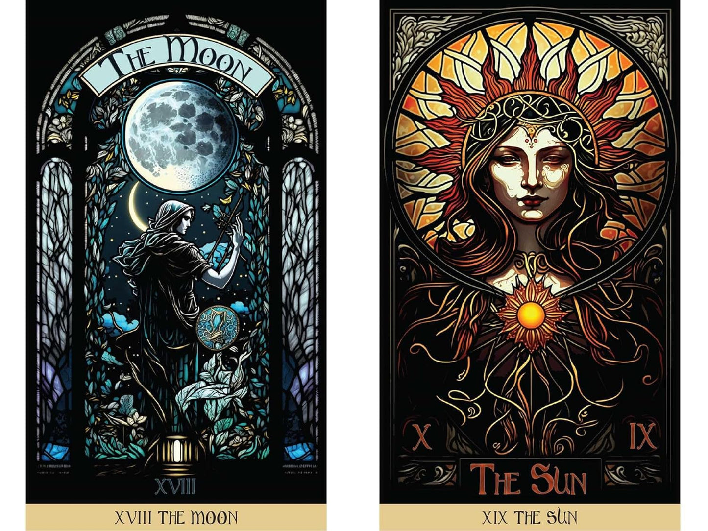 STAINED GLASS TAROT DECK