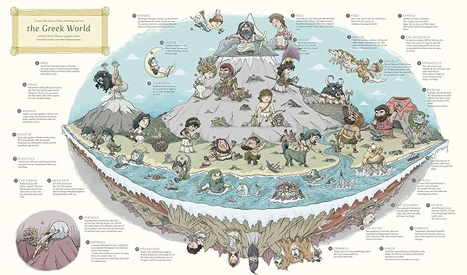 MYTH ATLAS: MAPS AND MONSTERS, HEROES AND GODS FROM TWELVE MYTHOLOGICAL WORLDS BY THIAGO MORAES