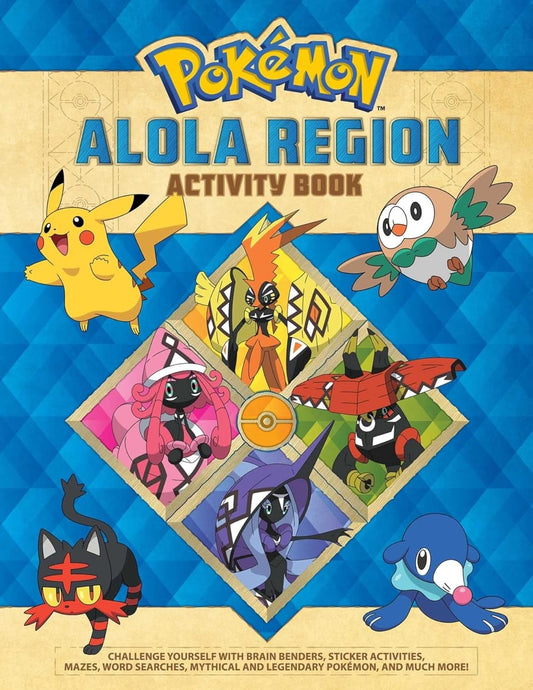 POKEMON ALOLA REGION ACTIVITY BOOK