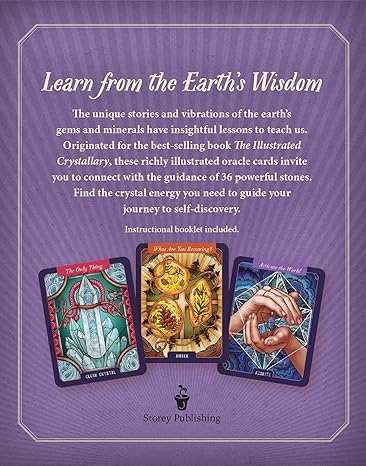 THE ILLUSTRATED CRYSTALLARY ORACLE CARDS BY MAIA TOLL