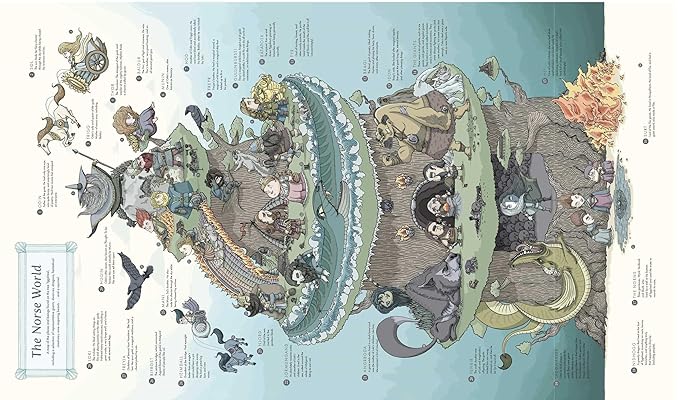 MYTH ATLAS: MAPS AND MONSTERS, HEROES AND GODS FROM TWELVE MYTHOLOGICAL WORLDS BY THIAGO MORAES