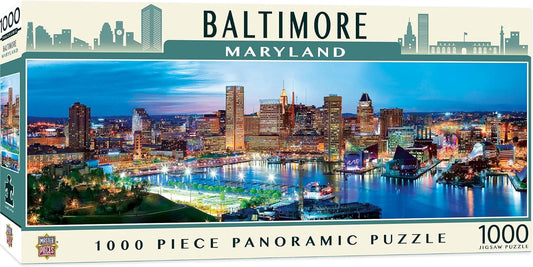 PANORAMIC BALTIMORE MARYLAND 1000PC JIGSAW PUZZLE