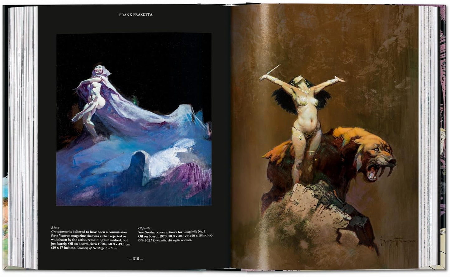 THE FANTASTIC WORLDS OF FRANK FRAZETTA BY TASCHEN