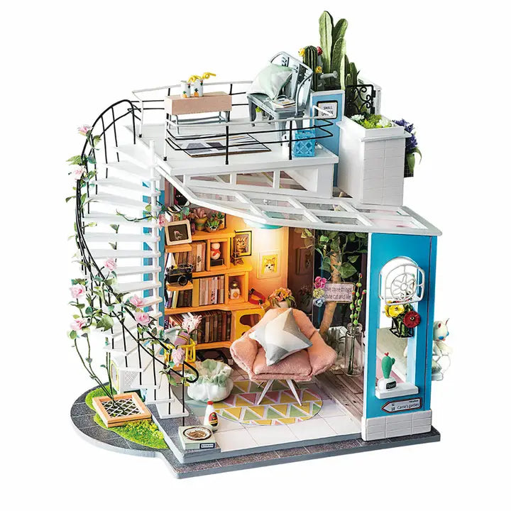 DORA'S LOFT 3-D WOODEN MINIATURE KIT