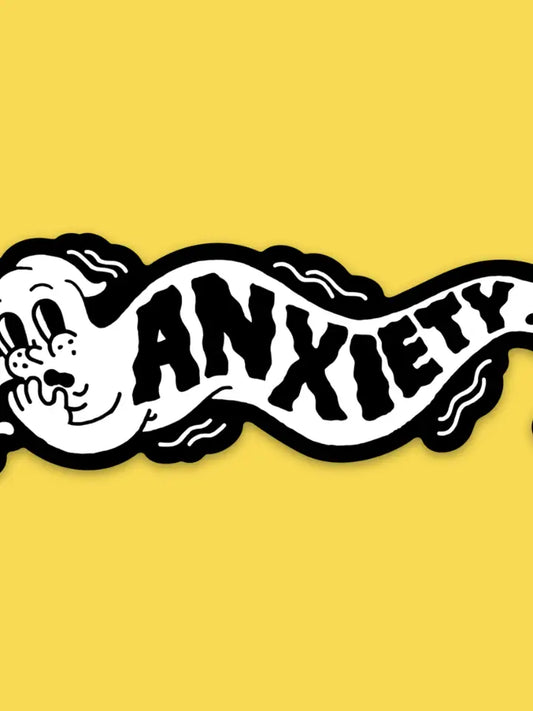 ANXIETY GHOST STICKER