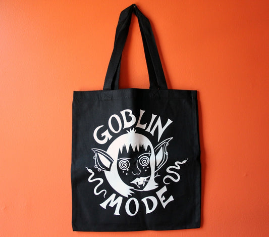 GOBLIN MODE CANVAS TOTE BAG