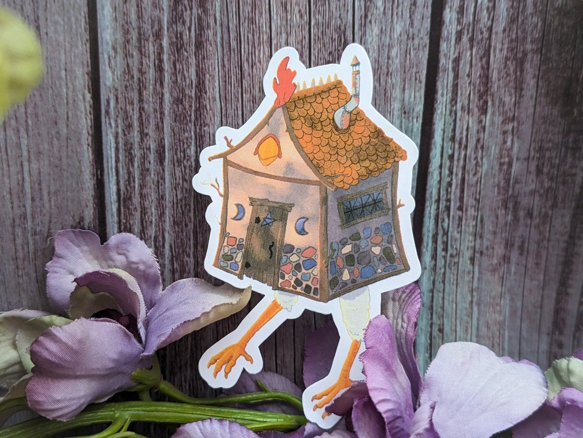 BABA YAGA'S HUT STICKER