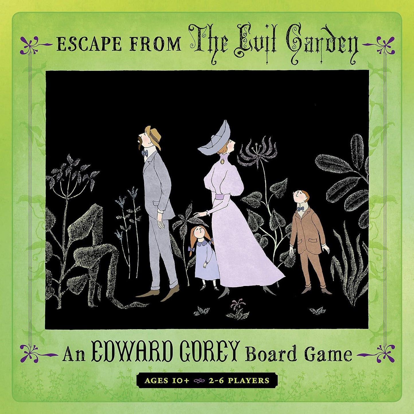 ESCAPE FROM THE EVIL GARDEN AN EDWARD GOREY BOARD GAME