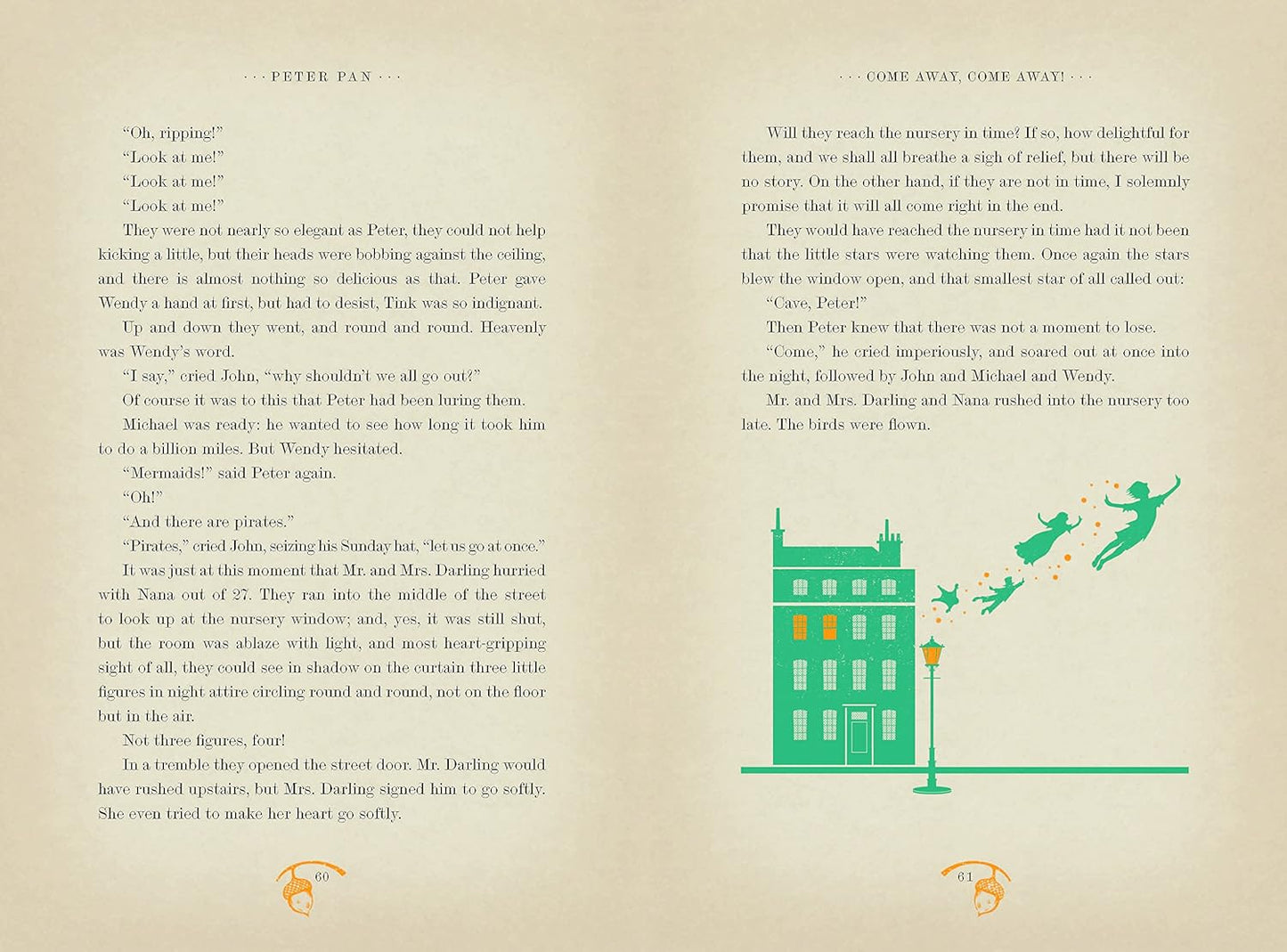 PETER PAN BY J.M. BARRIE AND ILLUSTRATED BY MINALIMA WITH INTERACTIVE ELEMENTS