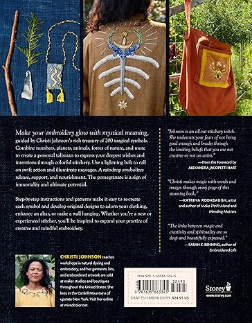 MYSTICAL STITCHES: EMBROIDERY FOR PERSONAL EMPOWERMENT AND EMBELLISHMENT BY CHRISTI JOHNSON