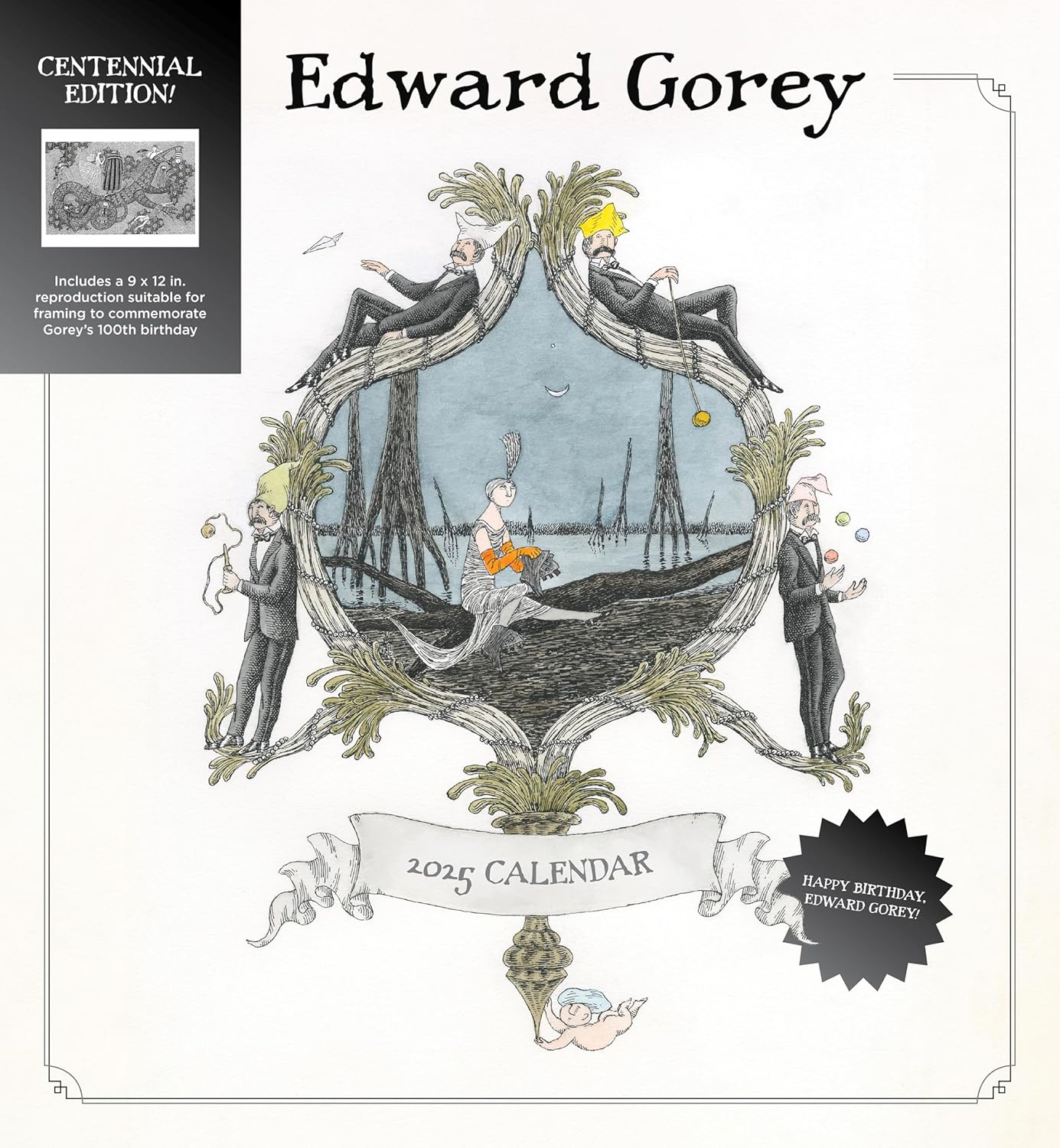 EDWARD GOREY 2025 CALENDAR