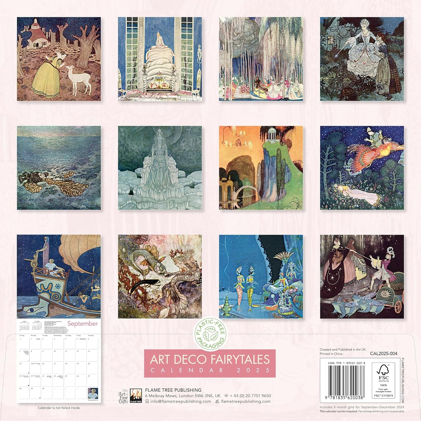 ART DECO FAIRYTALES CALENDAR 2025