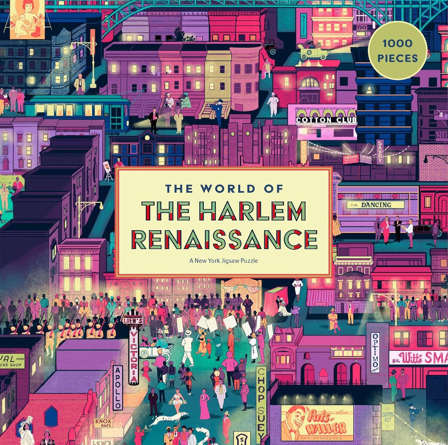 THE WORLD OF THE HARLEM RENAISSANCE 1000 PIECE JIGSAW PUZZLE