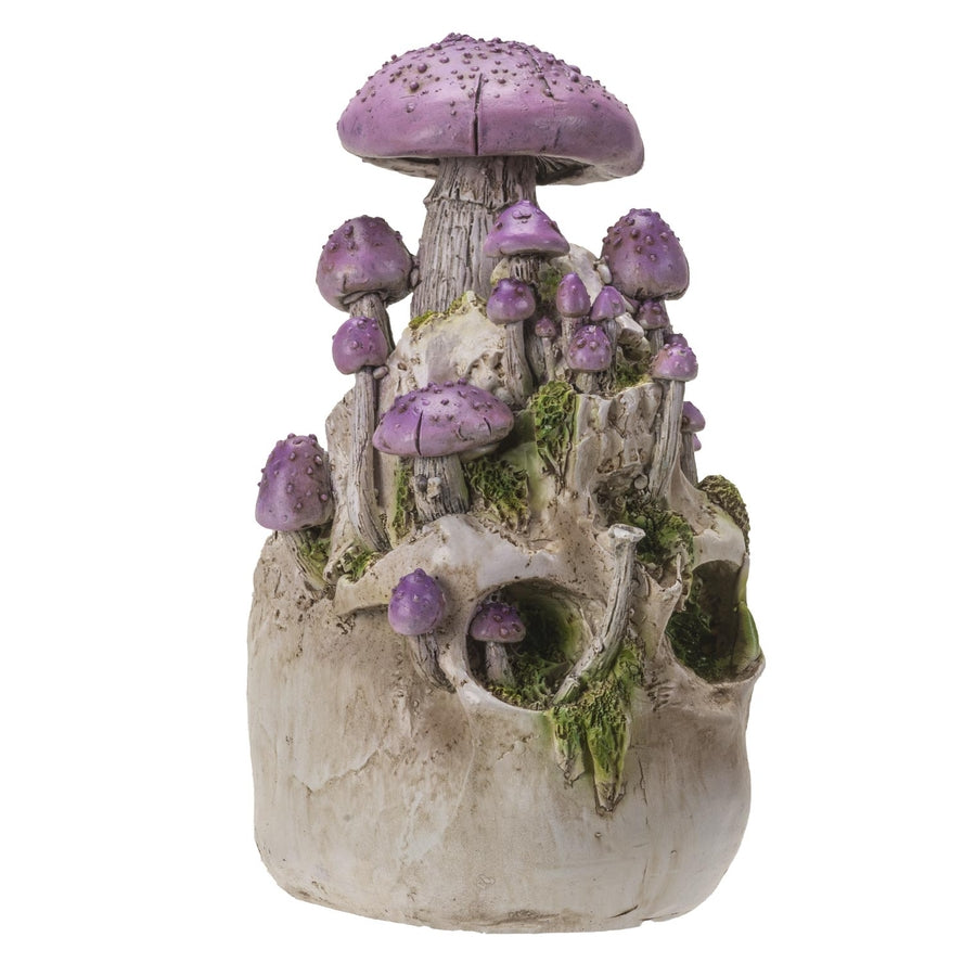 ENCHANTED PURPLE MUSHROOM SKULL