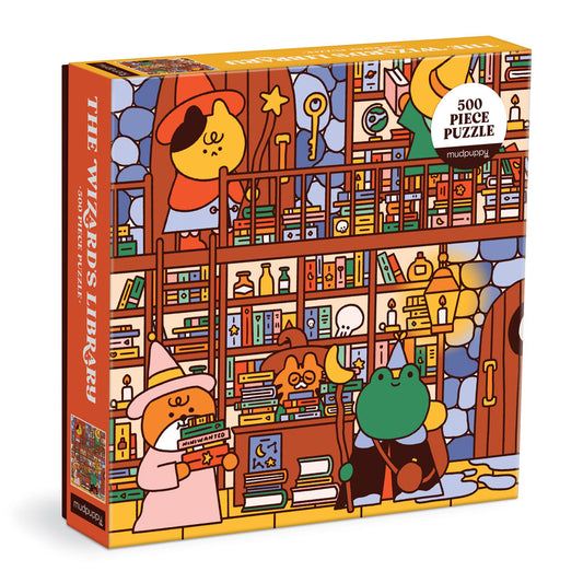 THE WIZARD'S LIBRARY 500 PIECE JIGSAW PUZZLE