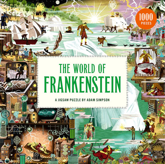 THE WORLD OF FRANKENSTEIN 1000 PIECE JIGSAW PUZZLE