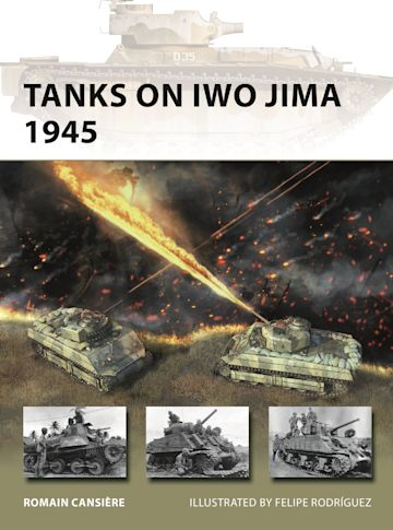 TANKS ON IWO JIMA 1945