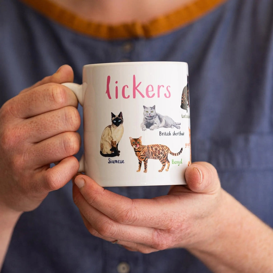 PUNNY LICKERS CAT MUG