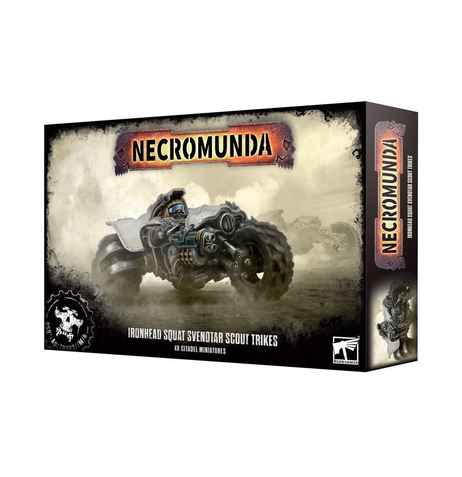 NECROMUNDA SQUAT PROSPECTOR SVENOTAR SCOUT TRIKE