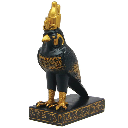 PETITE EGYPTIAN GOD HORUS FALCON STATUE