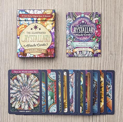 THE ILLUSTRATED CRYSTALLARY ORACLE CARDS BY MAIA TOLL