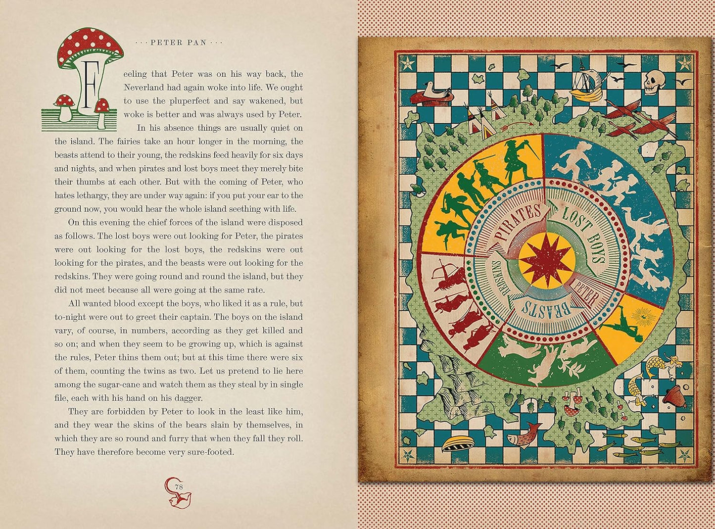 PETER PAN BY J.M. BARRIE AND ILLUSTRATED BY MINALIMA WITH INTERACTIVE ELEMENTS