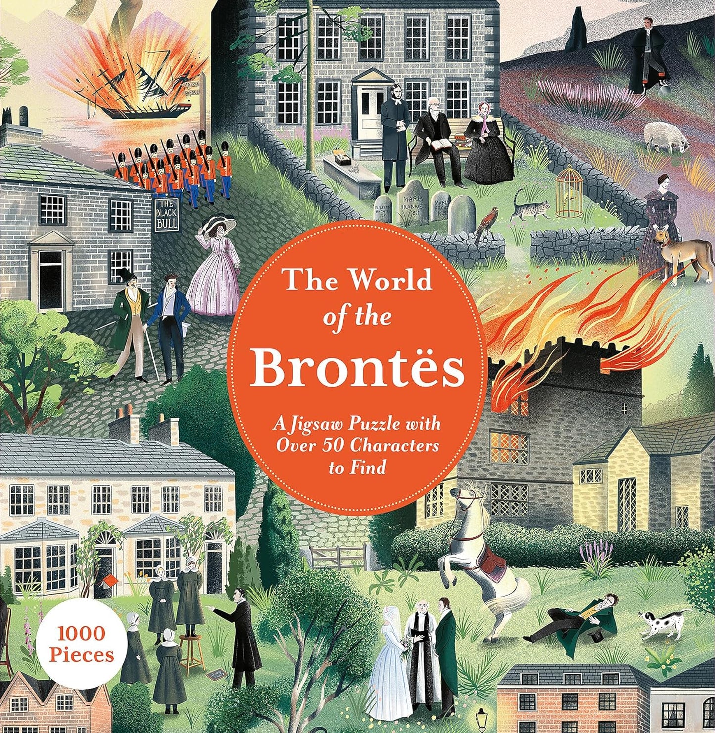 THE WORLD OF THE BRONTES 1000 PIECE JIGSAW PUZZLE