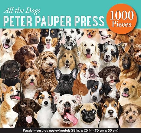 ALL THE DOGS 1000PC PUZZLE