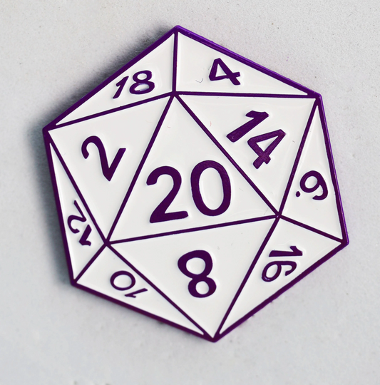 PURPLE SHADOW D20 PIN