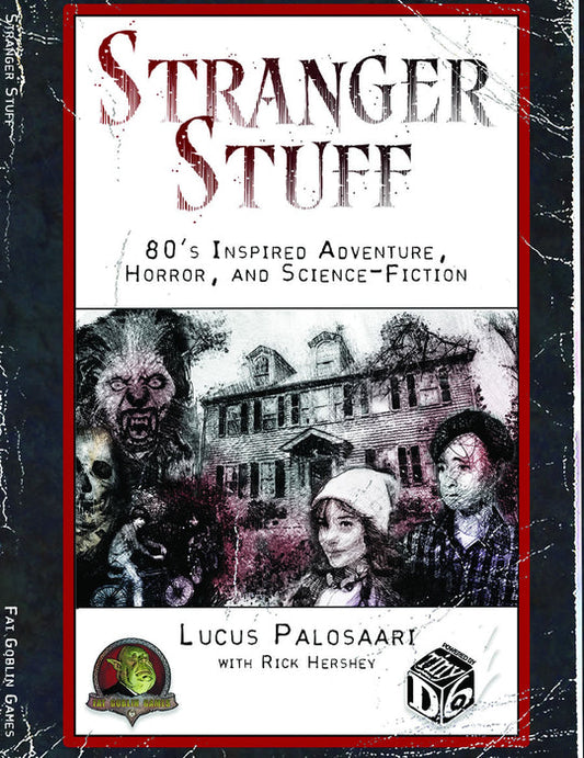 STRANGER STUFF RPG CORE BOOK - LUCUS PALOSAARI