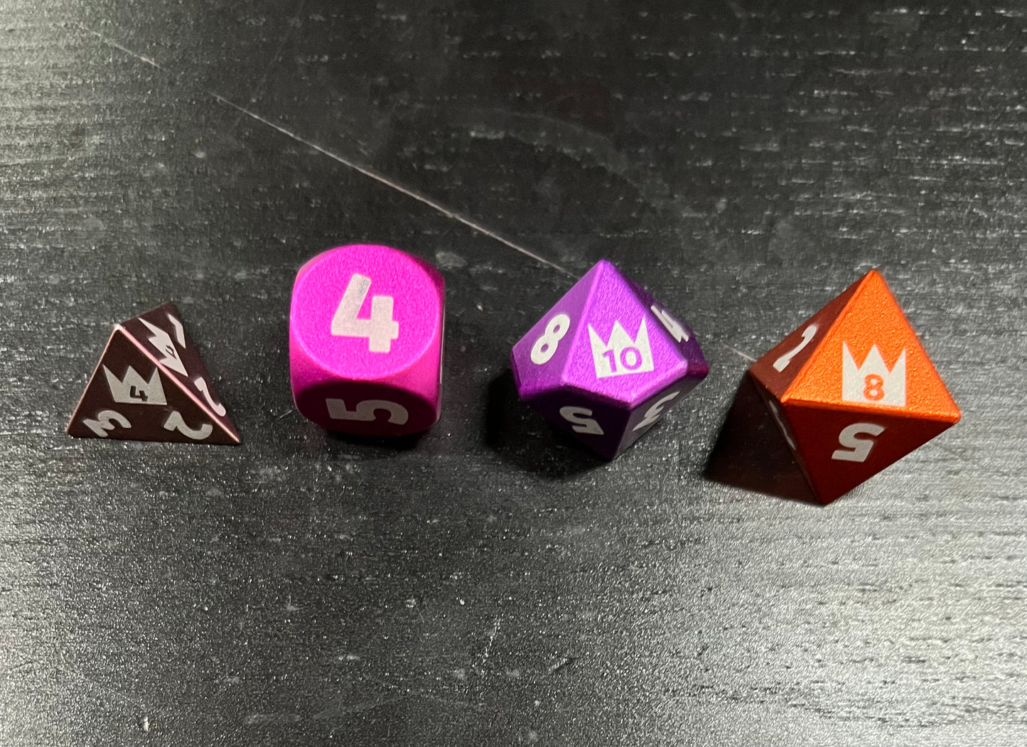 THE EXCELLENTS METAL DICE SET