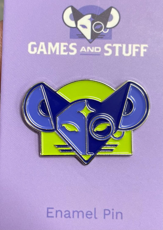 GAMES AND STUFF ENAMEL MISCHIEF PIN