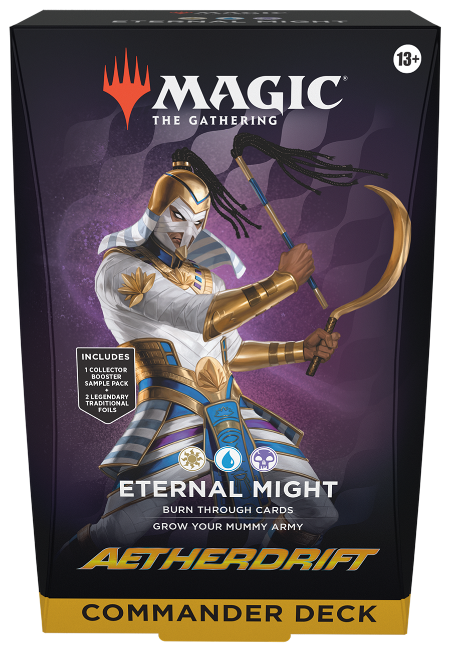 AETHERDRIFT ETERNAL MIGHT COMMANDER DECK PREORDER