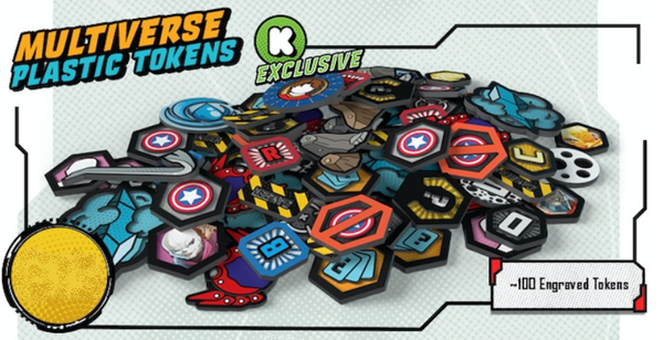 MARVEL UNITED MULTIVERSE PLASTIC TOKENS KICKSTARTER EXCLUSIVE