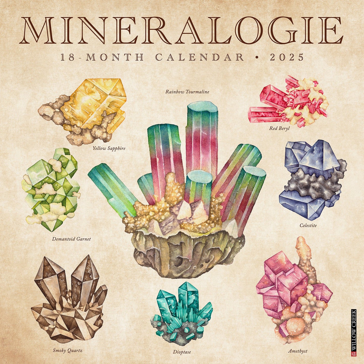 MINERALOGIE 18-MONTH CALENDAR 2025