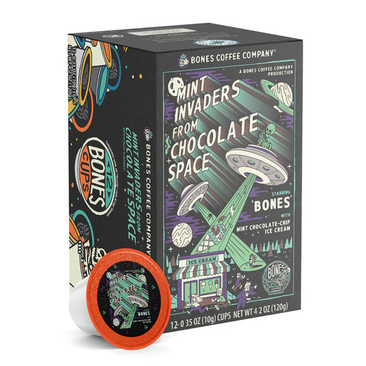 BONES COFFEE MINT INVADERS K-CUPS