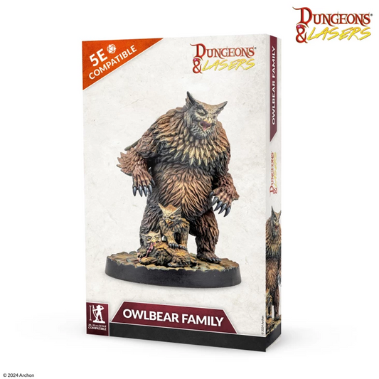 DUNGEONS & LASERS OWLBEAR FAMILY