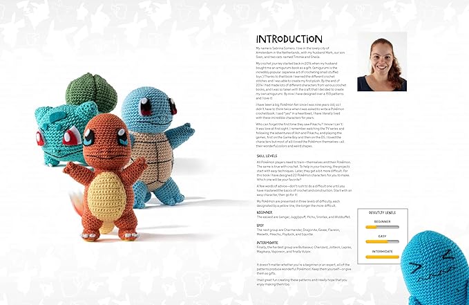 POKEMON CROCHET: BRING YOUR FAVORITE POKEMON TO LLIFE WITH 20 CUTE CROCHET PATTERNS BY SABRINA SOMERS