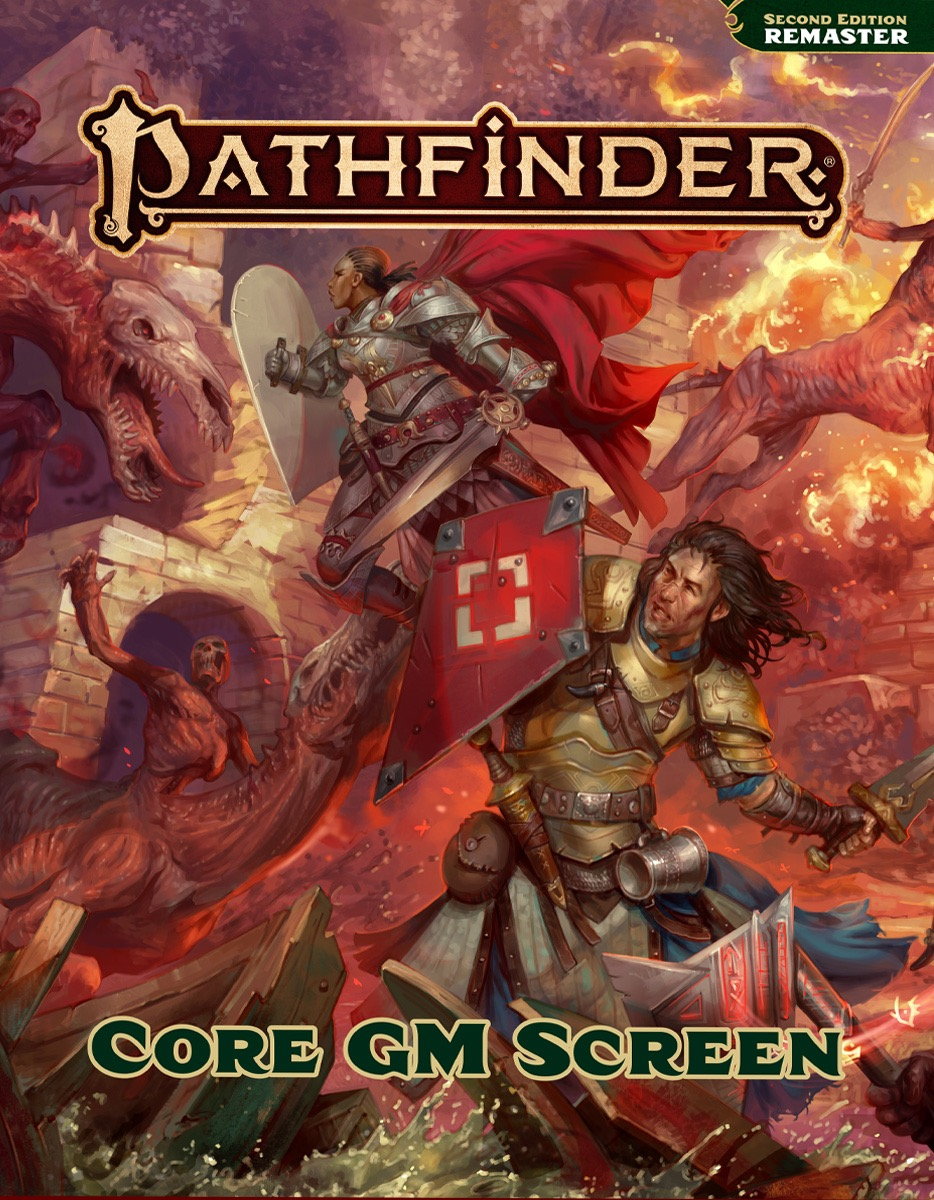 PATHFINDER 2E REMASTER GAMEMASTER SCREEN