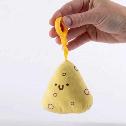 CHEESE PLUSH KEYCHAIN