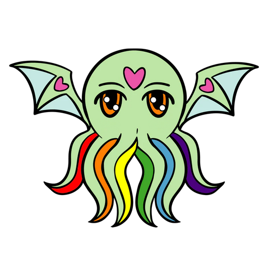 PRIDETHULHU: RAINBOW PIN