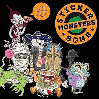 STICKERBOMB MONTSERS STICKER BOOK