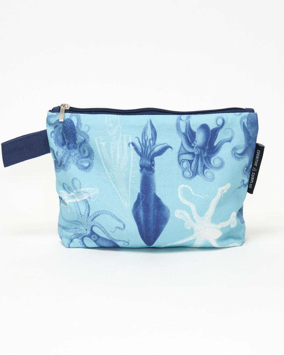 BEWARE THE KRAKEN CEPHALOPODS ZIP POUCH