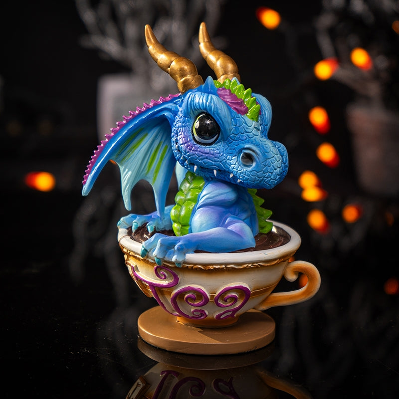 CUP OF TEA DRAGON STATUE